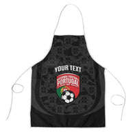 Custom Portugal Football Apron 2026 Come On Selecao das Quinas - Black - Wonder Print Shop
