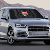 Custom Portugal Football Auto Sun Shade 2026 Come On Selecao das Quinas - Black - Wonder Print Shop