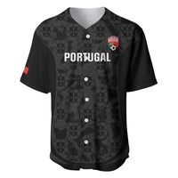 Custom Portugal Football Baseball Jersey 2026 Come On Selecao das Quinas - Black - Wonder Print Shop