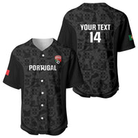 Custom Portugal Football Baseball Jersey 2026 Come On Selecao das Quinas - Black - Wonder Print Shop