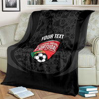 Custom Portugal Football Blanket 2026 Come On Selecao das Quinas - Black - Wonder Print Shop