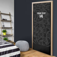 Custom Portugal Football Door Cover 2026 Come On Selecao das Quinas - Black - Wonder Print Shop