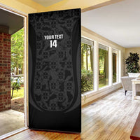 Custom Portugal Football Door Cover 2026 Come On Selecao das Quinas - Black - Wonder Print Shop