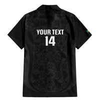 Custom Portugal Football Family Matching Mermaid Dress and Hawaiian Shirt 2026 Come On Selecao das Quinas - Black - Wonder Print Shop