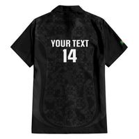 Custom Portugal Football Family Matching Summer Maxi Dress and Hawaiian Shirt 2026 Come On Selecao das Quinas - Black - Wonder Print Shop