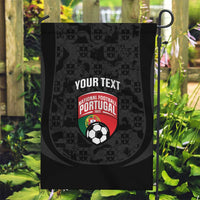 Custom Portugal Football Garden Flag 2026 Come On Selecao das Quinas - Black - Wonder Print Shop