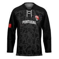 Custom Portugal Football Hockey Jersey 2026 Come On Selecao das Quinas - Black - Wonder Print Shop