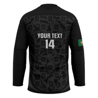 Custom Portugal Football Hockey Jersey 2026 Come On Selecao das Quinas - Black - Wonder Print Shop