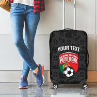 Custom Portugal Football Luggage Cover 2026 Come On Selecao das Quinas - Black - Wonder Print Shop
