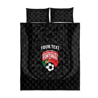 Custom Portugal Football Quilt Bed Set 2026 Come On Selecao das Quinas - Black - Wonder Print Shop