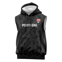 Custom Portugal Football Sleeveless Hoodie 2026 Come On Selecao das Quinas - Black - Wonder Print Shop