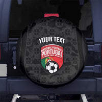 Custom Portugal Football Spare Tire Cover 2026 Come On Selecao das Quinas - Black - Wonder Print Shop