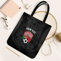 Custom Portugal Football Tote Bag 2026 Come On Selecao das Quinas - Black - undefined