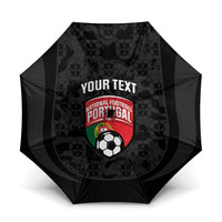 Custom Portugal Football Umbrella 2026 Come On Selecao das Quinas - Black - Wonder Print Shop
