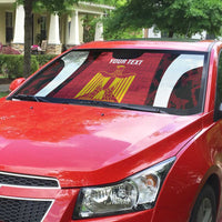 Custom Egypt Football Auto Sun Shade 2026 Go Pharaohs Ancient Egyptian Pattern - Wonder Print Shop