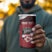 Custom Egypt Football 4 in 1 Can Cooler Tumbler 2026 Go Pharaohs Ancient Egyptian Pattern - Wonder Print Shop
