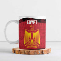 Custom Egypt Football Ceramic Mug 2026 Go Pharaohs Ancient Egyptian Pattern - Wonder Print Shop