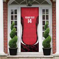 Custom Egypt Football Door Cover 2026 Go Pharaohs Ancient Egyptian Pattern - Wonder Print Shop