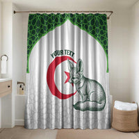 Custom Algeria Football Bathroom Set 2026 Go Greens Fennec With Islamic Pattern - Wonder Print Shop
