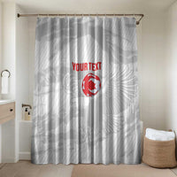 Custom Tunisia Football Bathroom Set 2026 Eagles of Carthage White Grunge - Wonder Print Shop