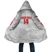 Custom Tunisia Football Cloak 2026 Eagles of Carthage White Grunge - Wonder Print Shop