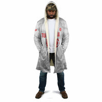 Custom Tunisia Football Cloak 2026 Eagles of Carthage White Grunge - Wonder Print Shop