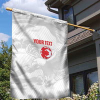 Custom Tunisia Football Garden Flag 2026 Eagles of Carthage White Grunge - Wonder Print Shop