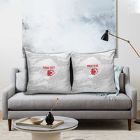 Custom Tunisia Football Pillow Cover 2026 Eagles of Carthage White Grunge - Wonder Print Shop