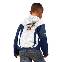 Custom England 2026 Football Kid Hoodie Go Three Lions Grunge Style - Wonder Print Shop