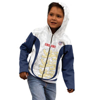 Custom England 2026 Football Kid Hoodie Go Three Lions Grunge Style - Wonder Print Shop