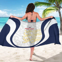 Custom England 2026 Football Sarong Go Three Lions Grunge Style - Wonder Print Shop