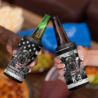 USA National K9 Veterans Day 4 in 1 Can Cooler Tumbler Honoring Our Furring Heroes