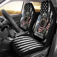 USA National K9 Veterans Day Car Seat Cover Honoring Our Furring Heroes