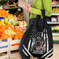 USA National K9 Veterans Day Grocery Bag Honoring Our Furring Heroes