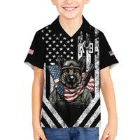 USA National K9 Veterans Day Kid Hawaiian Shirt Honoring Our Furring Heroes