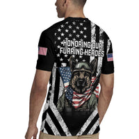 USA National K9 Veterans Day Rugby Jersey Honoring Our Furring Heroes
