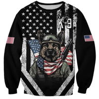USA National K9 Veterans Day Sweatshirt Honoring Our Furring Heroes