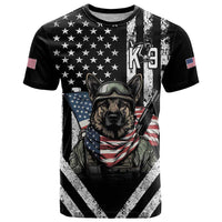 USA National K9 Veterans Day T Shirt Honoring Our Furring Heroes