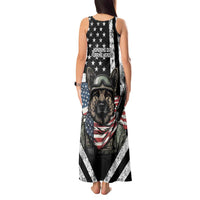 USA National K9 Veterans Day Tank Maxi Dress Honoring Our Furring Heroes