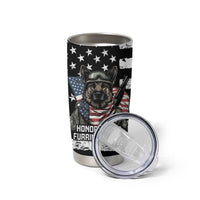 USA National K9 Veterans Day Tumbler Cup Honoring Our Furring Heroes