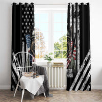 USA National K9 Veterans Day Window Curtain Honoring Our Furring Heroes