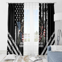 USA National K9 Veterans Day Window Curtain Honoring Our Furring Heroes