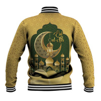 Eid al-Fitr Baseball Jacket Khair Mubarak Islamic Pattern