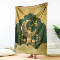 Eid al-Fitr Blanket Khair Mubarak Islamic Pattern