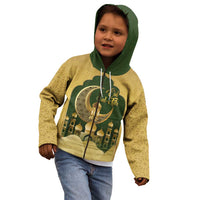 Eid al-Fitr Kid Hoodie Khair Mubarak Islamic Pattern