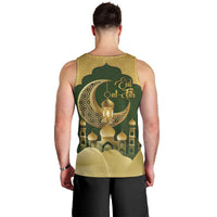 Eid al-Fitr Men Tank Top Khair Mubarak Islamic Pattern