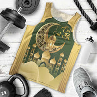 Eid al-Fitr Men Tank Top Khair Mubarak Islamic Pattern