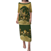 Eid al-Fitr Puletasi Khair Mubarak Islamic Pattern