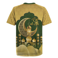 Eid al-Fitr Rugby Jersey Khair Mubarak Islamic Pattern
