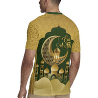 Eid al-Fitr Rugby Jersey Khair Mubarak Islamic Pattern